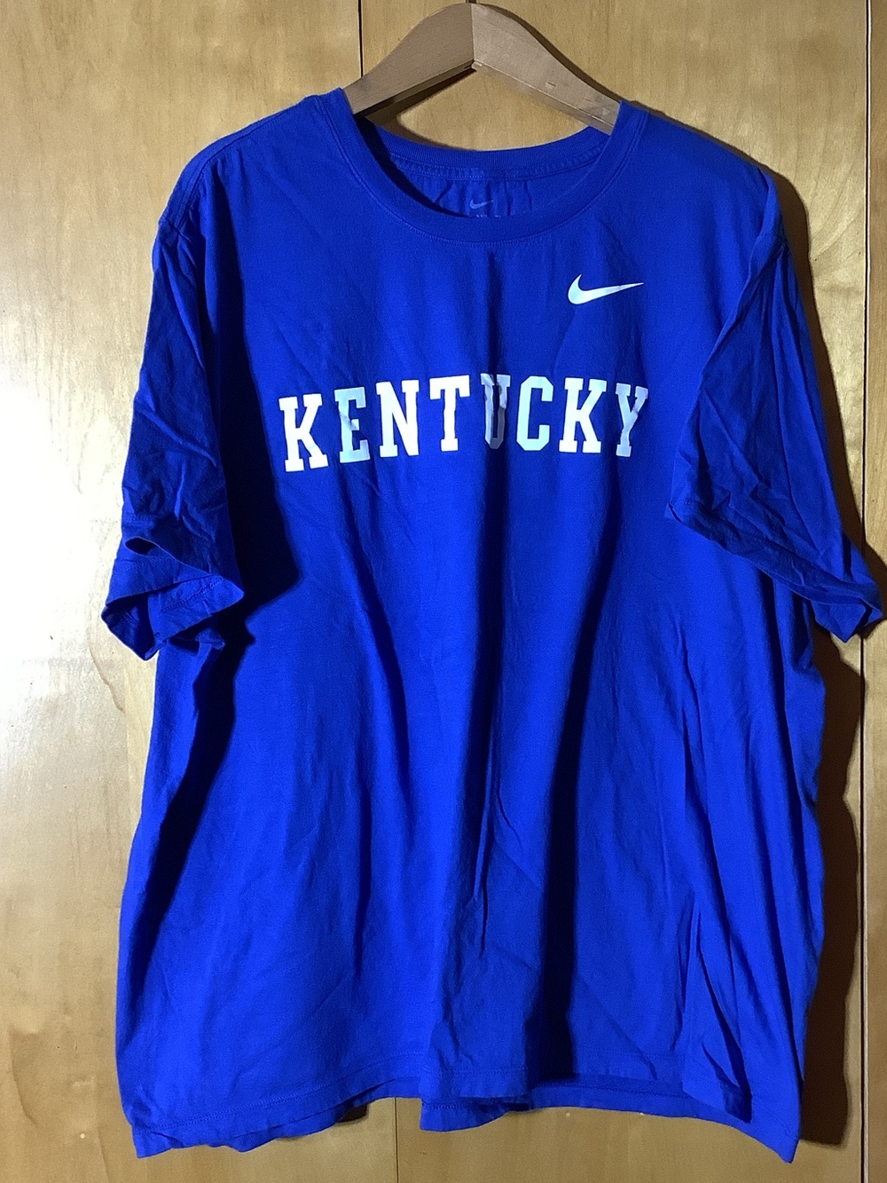 Nike royal blue Kentucky University tee, size 3XL